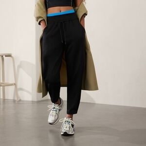 NWT ATHLETA Allure High Rise Jogger, Large Tall, Black